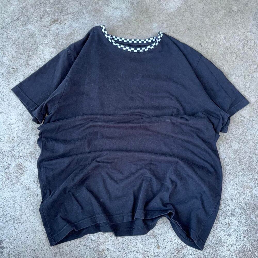 Forever 21 checkerboard mock